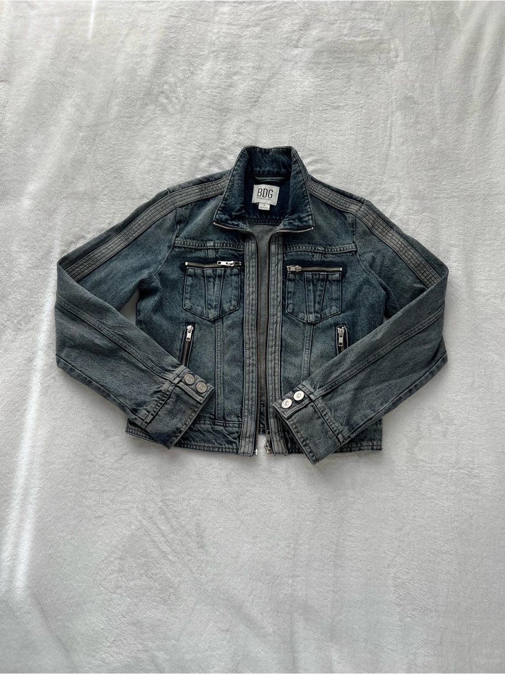 BDG Urban Outfitters Denim Moto Jacket